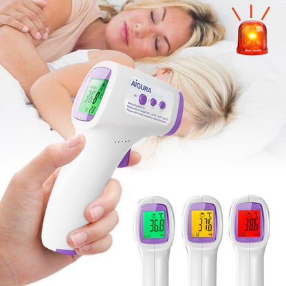 Portable Infrared Smart Thermometer for Forehead Use