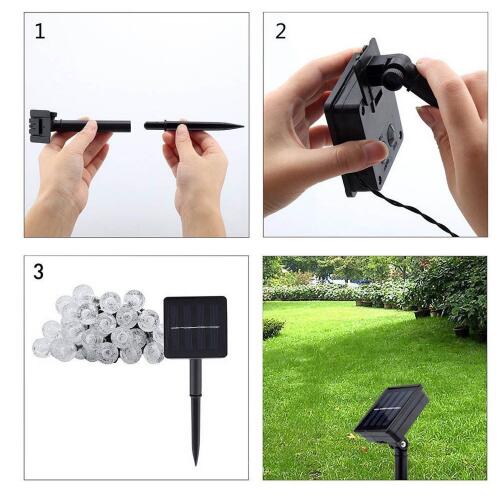 Eco-Friendly Solar LED Orb Lights
