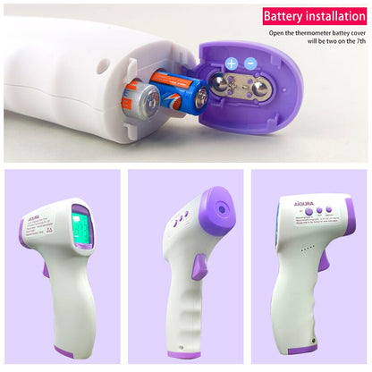 Portable Infrared Smart Thermometer for Forehead Use
