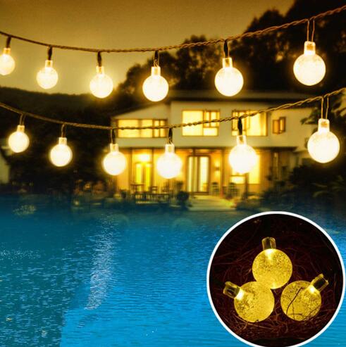 Eco-Friendly Solar LED Orb Lights