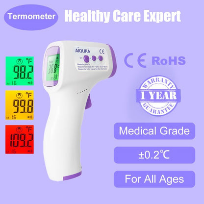 Portable Infrared Smart Thermometer for Forehead Use