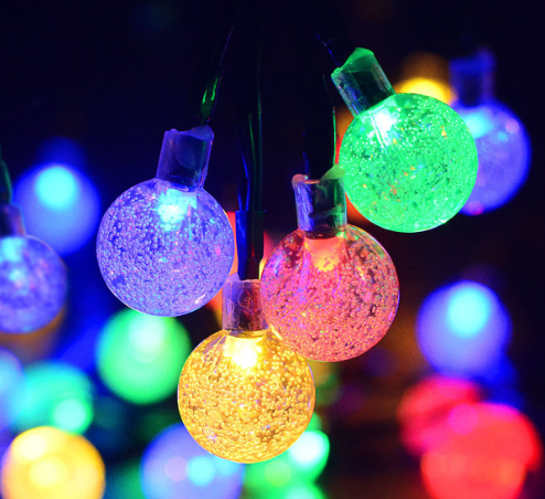 Eco-Friendly Solar LED Orb Lights