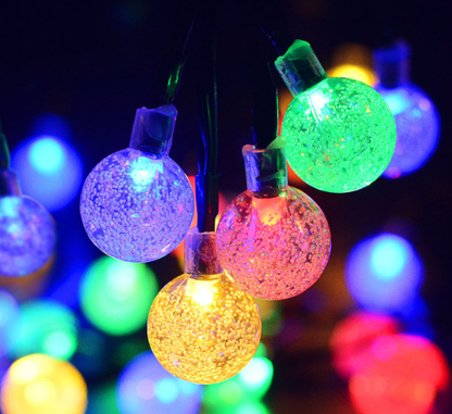 Eco-Friendly Solar LED Orb Lights